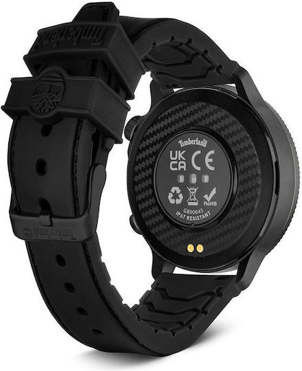 Timberland Trail Force S1 48mm Smartwatch with Heart Rate Monitor (Black)