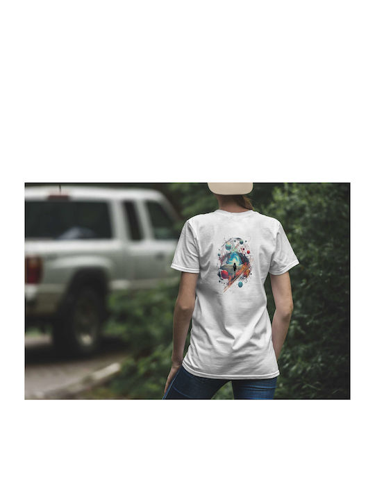 Exploring The Cosmic Frontier T-shirt White Cotton