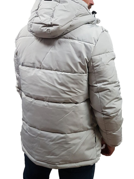 Rebase Herren Jacke Puffer Gray