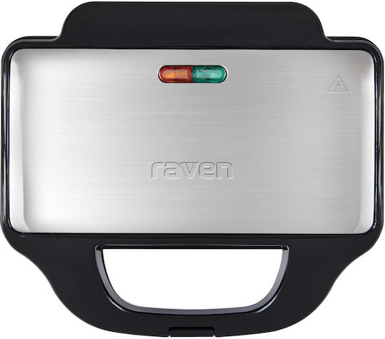 Raven ES006X Sandwich Maker Grill 1200W Black