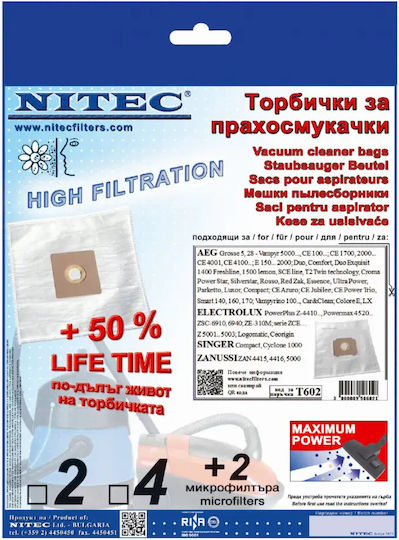 Nitec Saci Pentru Aspiratoare 5 Bucăți Universal
