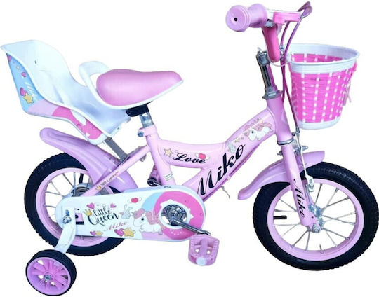 Miko 16" Bicicletă pentru copii BMX Roz