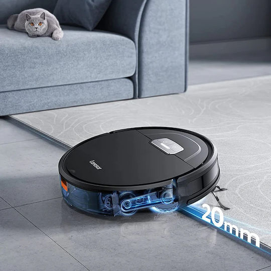 Laresar Evol 3 Aspirator Robot cu Navigare Inteligentă și Putere de Aspirație 4500Pa Neagră