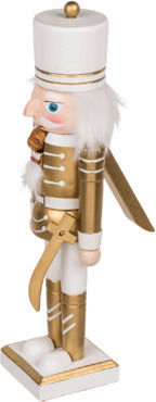Out of the Blue Wooden Christmas Nutcracker 25cm Gold