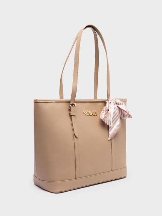 Nolah Ella Damen Tasche Schulter Beige