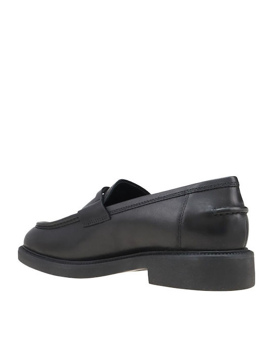Lords Loafers Dama Din Piele În Culoare Neagră