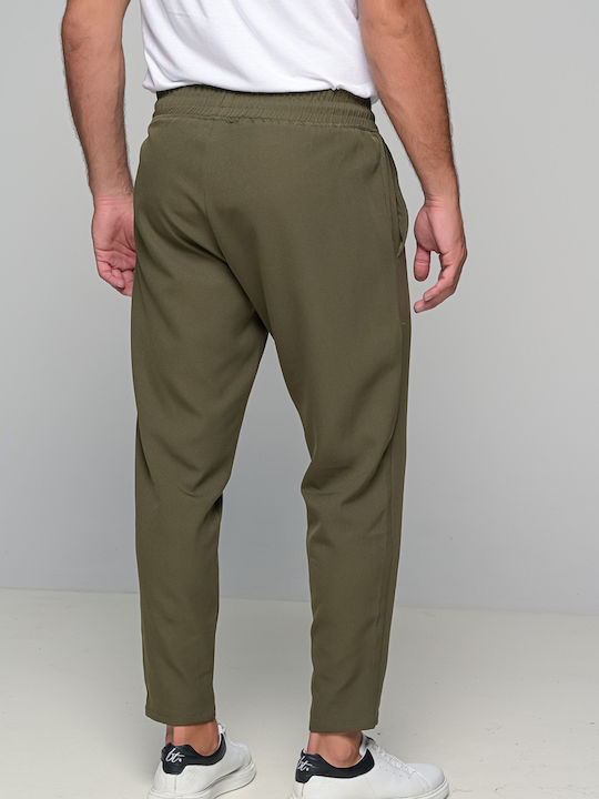 Ben Tailor Men's Trousers in Loose Fit Haki