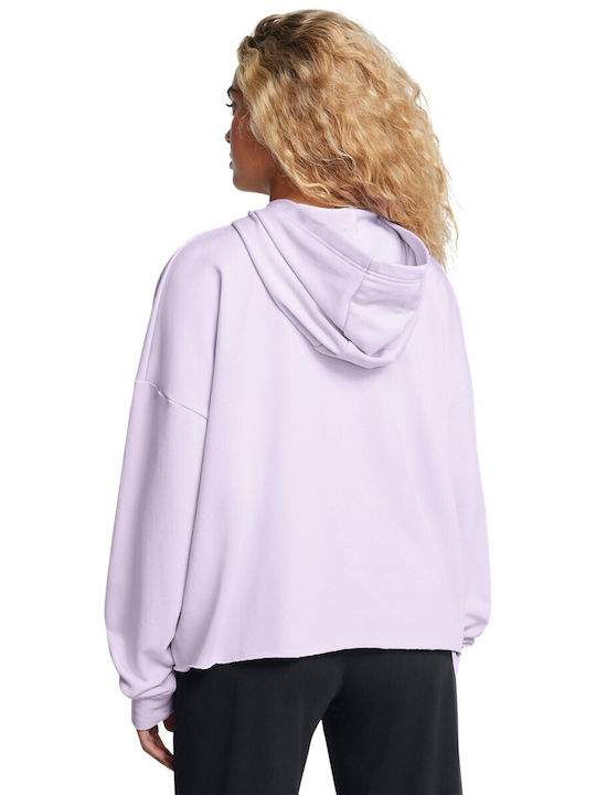 Under Armour Ua Rival Terry Women's Hooded Sweatshirt Purple