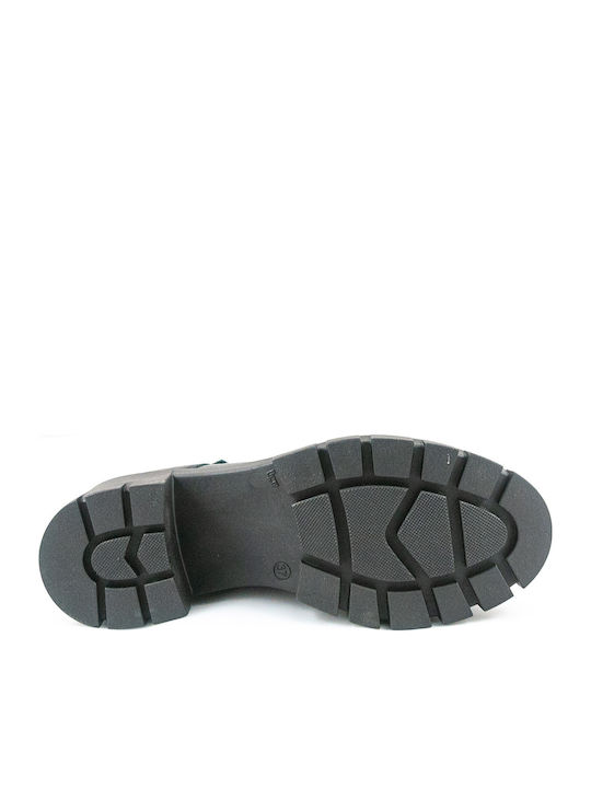 Patent Leather Women's Moccasins in Black Color