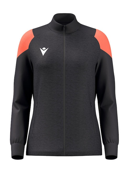 Jachetă hanorac pentru femei Anthracite/neon Coral