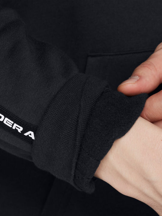 Sweatshirt With Hood Black