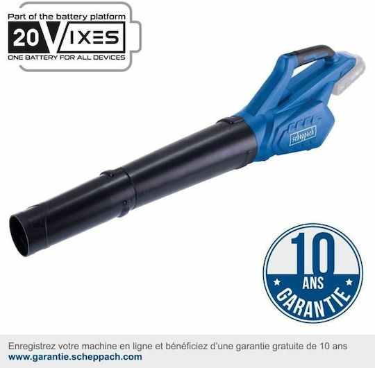 Scheppach C-BL700-X Φυσητήρας Χειρός Μπαταρίας 20V Solo με Ρύθμιση Έντασης & Μέγιστη Ταχύτητα Αέρα 115.2km/h