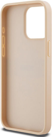 Θήκη Dkny Pu Leather Repeat Pattern Tonal Stripe Case Apple Iphone 15 Pro Max 6.7" Pink