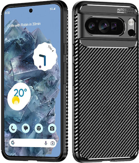 Techsuit Back Cover Σιλικόνης Μαύρο (Google Pixel 9 Pro XL)