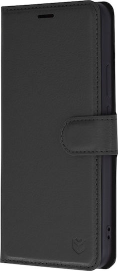 Techsuit Brieftasche Leder Schwarz (Huawei Nova 11 / 12s)