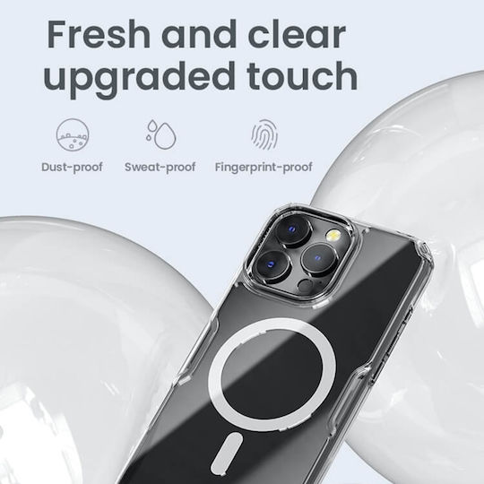 Nillkin Nature Tpu Pro Magnetic Umschlag Rückseite Silikon Transparent (iPhone 17 Pro / iPhone 16 Pro)