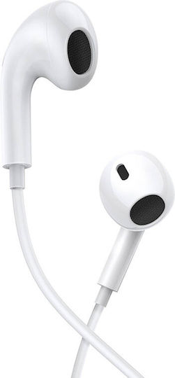 Baseus Encok Cz17 In-ear Handsfree Ακουστικά με Βύσμα USB-C Λευκό