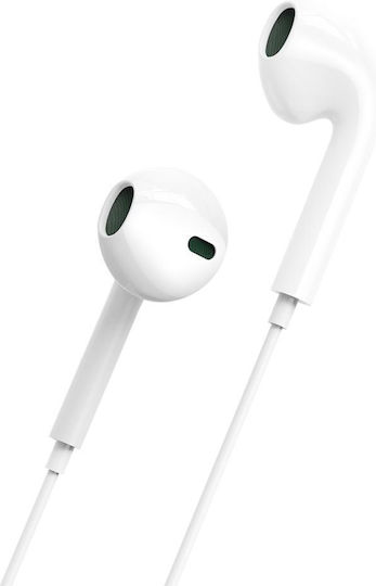 XO EP70 In-ear Handsfree Headphones with Connector Lightning White