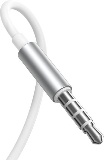 Joyroom JR-EW03 In-ear Handsfree Headphones with Connector 3.5mm Silver