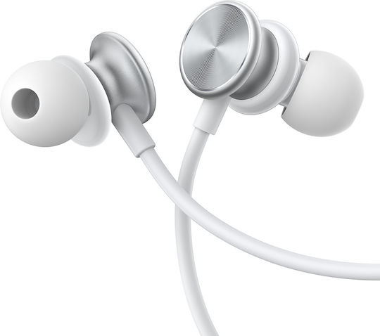 Joyroom JR-EW03 In-Ear Freisprecheinrichtung Kopfhörer mit Stecker 3.5mm Silber