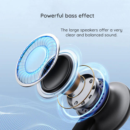 Joyroom JR-EW03 In-ear Handsfree Headphones with Connector 3.5mm Silver