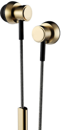 HiFuture In-ear Handsfree Headphones with Connector 3.5mm Gold