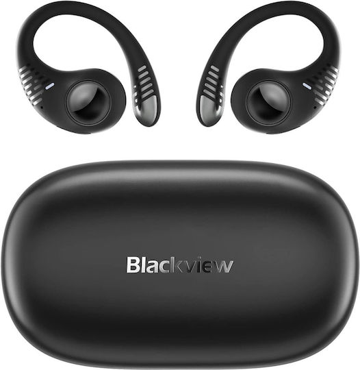 BlackView AirBuds 10 Bluetooth Handsfree Ακουστικά με Αντοχή στον Ιδρώτα και Θήκη Φόρτισης Γκρι