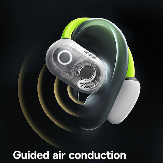 Baseus Eli Sport 1 PM20A Open Ear Bluetooth Handsfree Ακουστικά με Αντοχή στον Ιδρώτα και Θήκη Φόρτισης Stellar White