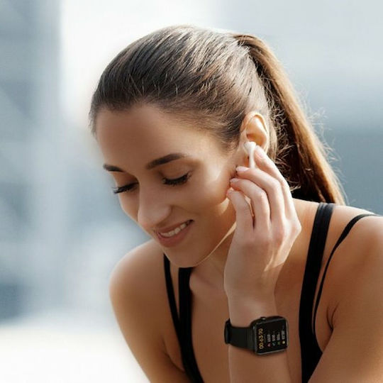 Mibro Earbuds 2 Bluetooth-Freisprecheinrichtung Kopfhörer mit Ladeetui Pearl White