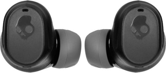 Skullcandy Mod In-ear Bluetooth Handsfree Ακουστικά με Αντοχή στον Ιδρώτα και Θήκη Φόρτισης True Black