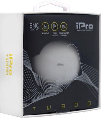 iPro TW300 In-ear Bluetooth Handsfree Căști cu Carcasă de Încărcare Alά