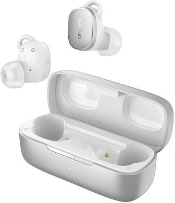 Earfun Free Pro 3 In-ear Bluetooth Handsfree Earphones with Sweat Resistance and Charging Case Whitά