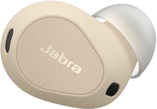 Jabra Elite 10 In-ear Bluetooth Handsfree Earphones with Sweat Resistance and Charging Case Cream