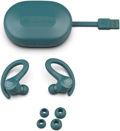 Jlab Go Air Sport In-ear Bluetooth Handsfree Căști cu Rezistență la Transpirație și Carcasă de Încărcare Teal