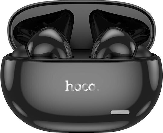 Hoco EW60 Norman In-ear Bluetooth Handsfree Ακουστικά με Θήκη Φόρτισης Μαύρα