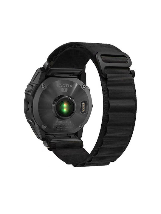 Tech-Protect Armband Stoff Schwarz (Fenix 3 / 5x / 3hr / 5x Plus / 6x / 6x Pro / 7x)