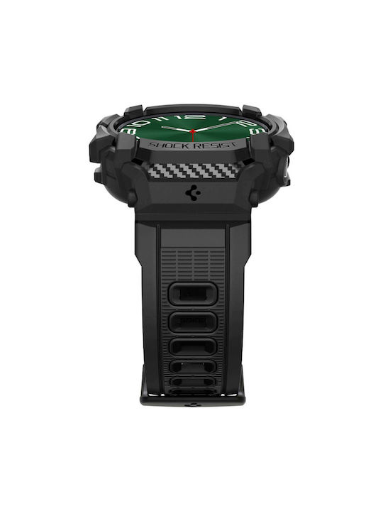 Spigen Rugged Armor Pro Curea Silicon Negru (Galaxy Watch Ultra)