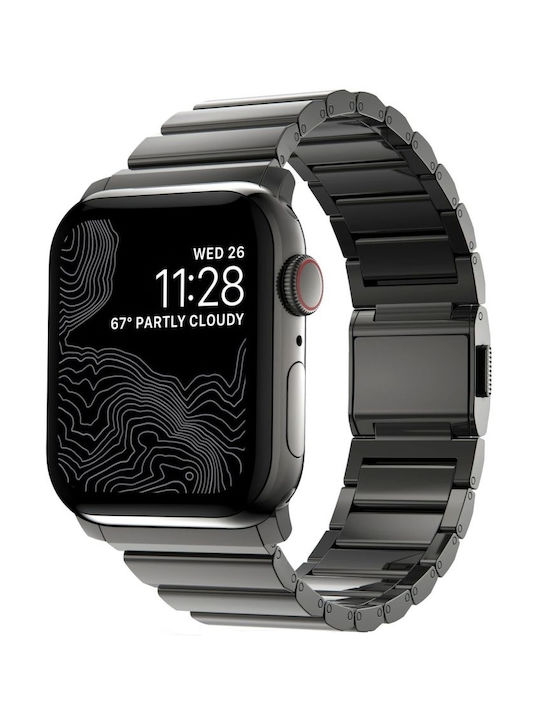 Tech-Protect Steelband Curea Oțel inoxidabil Negru (Apple Watch 44/45/46mm/Ultra 49mm)