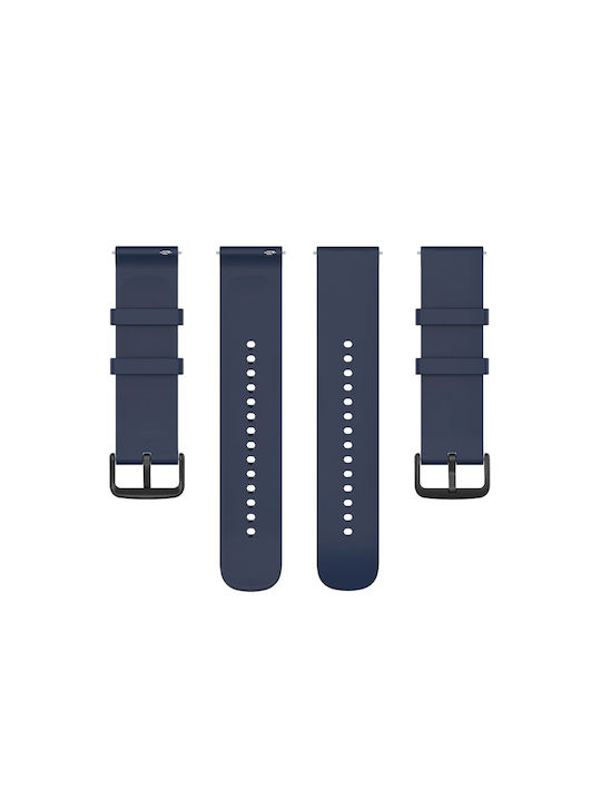 Techsuit Curea Silicon Albastru (Galaxy Watch4/5/6/7/FE/4 Classic/6 Classic/5 ProHuawei Watch GT2 / GT3 (42mm) / GT3 Pro (43mm))