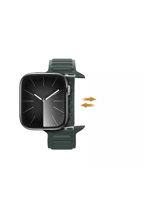Dux Ducis Каишка Неръждаема стомана Зелен (Apple Watch 38 / 40 / 41 мм.)