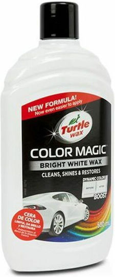 Turtle Wax Color Magic Вакса Бяла Паста За Керосване На Автомобилна Каросерия За Бели Оттенъци 500мл