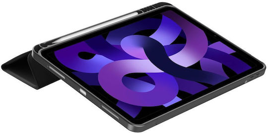 Smart Flip Cover Neagră (iPad 2019/2020/2021 10.2'')