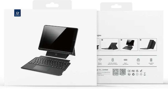 Dux Ducis Series Flip Cover with Keyboard in English US Black (iPad Air 2020/2022 / iPad Pro 2018 11" / iPad Pro 2021 11")