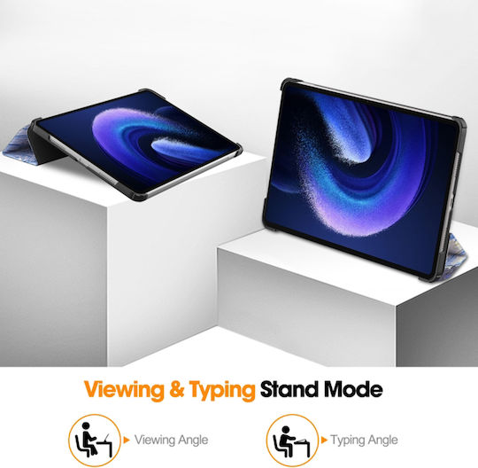 Techsuit Foldpro Флип капак Син (Xiaomi Pad 6 / Pad 6 Pro) KF2317216