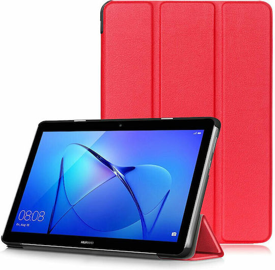 Tab M10 X605 X505 Flip Cover Κόκκινη (Universal 10.1")