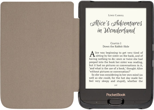 Pocketbook Shell Series Flip Cover Γκρι (Basic 4 / Basic Lux 2 / Touch Lux 4 / Touch Lux 5 / Touch HD 3/ Color)
