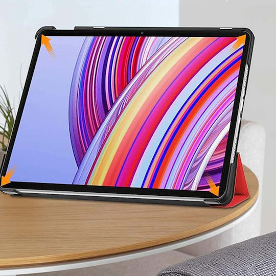 Techsuit FoldPro Klappdeckel Burgundisch Für Xiaomi Redmi Pad Pro 12.1 / Poco Pad 12.1