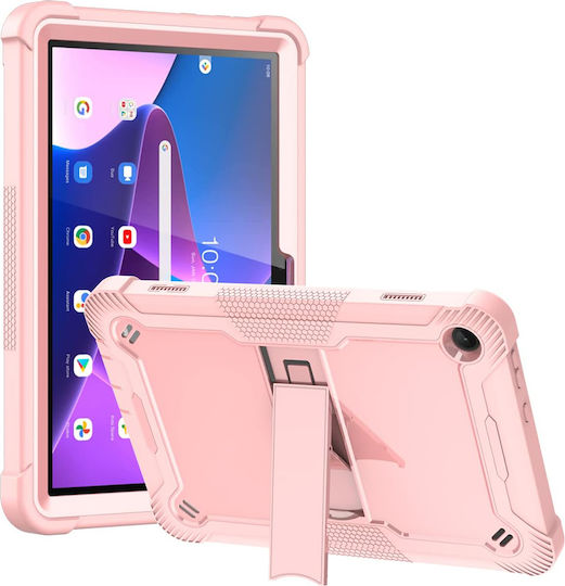 Techsuit Flip Cover Ανθεκτική Ροζ Χρυσό Lenovo Tab M10 3rd Gen (TB328FU/TB328XU)