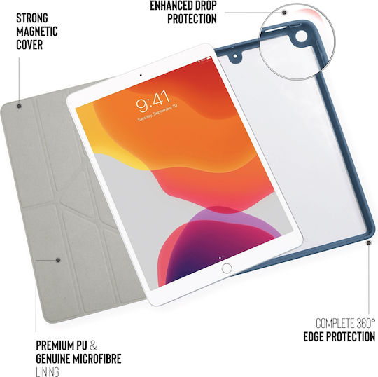 Pipetto Flip Cover Navy Blue iPad 2019/2020/2021 10.2''