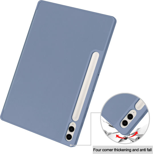 Techsuit Flip Cover Purple Samsung Galaxy Tab S9 FE Plus